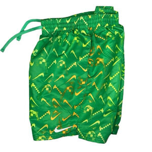 SH130 NWT Men’s Nike Swoosh Brand Lined Athletic Swim Trunks S